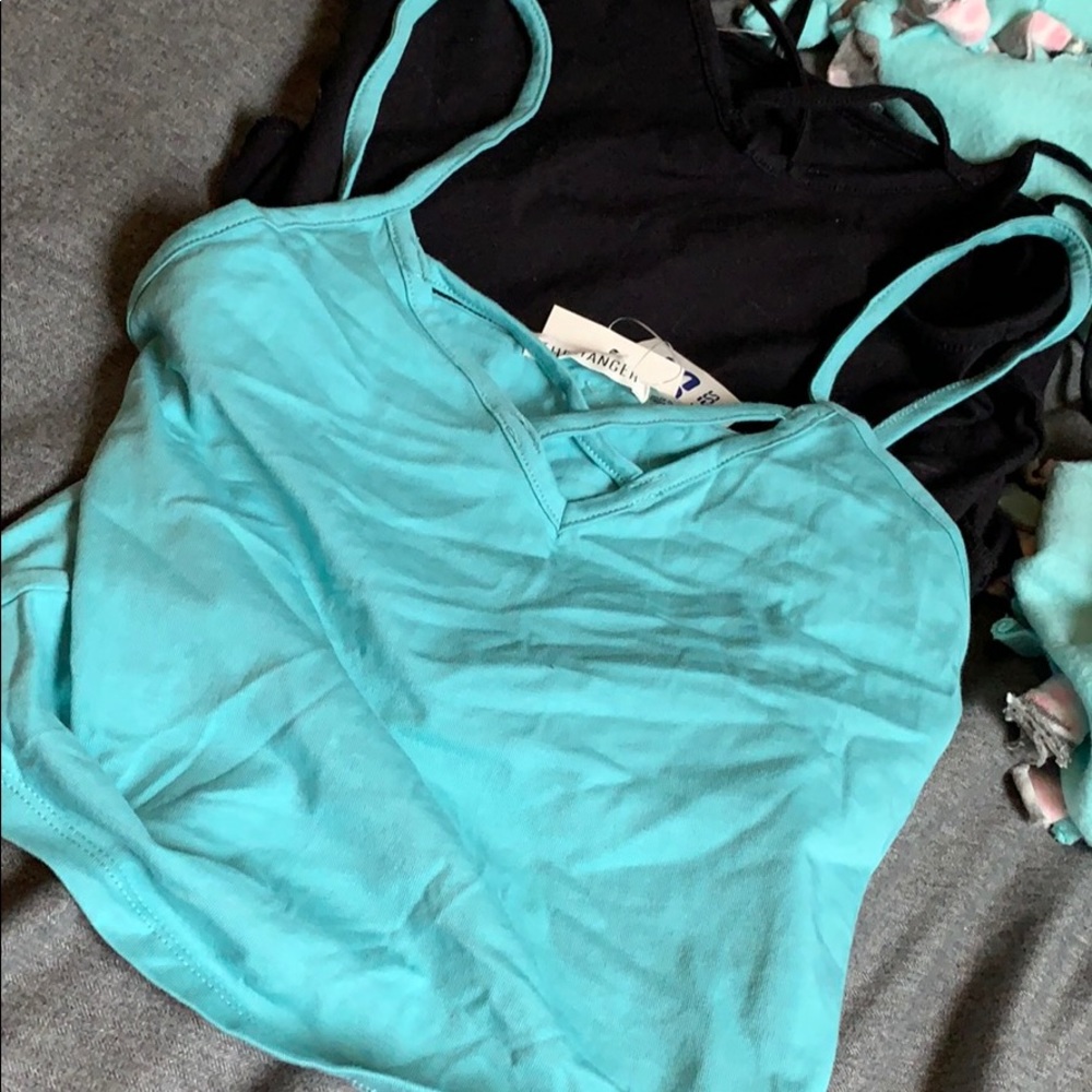 Two crop top shirts